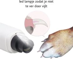 By Fredge® Elektrische Nagelvijl Voor Huisdieren - Nagel Trimmer Hond, Kat En Konijn - Nagelvijl Huisdieren - Nagel Vijl Kat - 100% Veilig - USB Oplaadbaar - Lage Vibratie En Geluid - Draadloos - Wit -Merkloos Winkel 1200x970