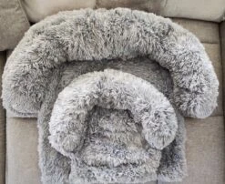 Kussen Voor Hond Of Meerdere Katten | Fluffy Dierenkussen Van Pluche | Kat | Bank | Mand | Hondenmand Of Kattenmand | Hondendeken & Bankbeschermer Max. 20 Kg | Donkergrijs | Maat L -Merkloos Winkel 1200x980 2