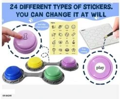 XDT Praatknoppen 4 Stuks - Opneembare Knoppen - Hondentraining 8 XDT Praatknoppen 4 Stuks - Opneembare Knoppen - Hondentraining -Merkloos Winkel 1200x995 11