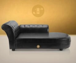 Roefie - Luxe Hondensofa CHIQUE - Zwart - Eco-leer -Merkloos Winkel 1200x999 4