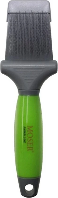 Moser Premium Slicker Borstel - Hondenvachtborstel - Groen Grijs 14 Moser Premium Slicker Borstel - Hondenvachtborstel - Groen Grijs -Merkloos Winkel 352x1200