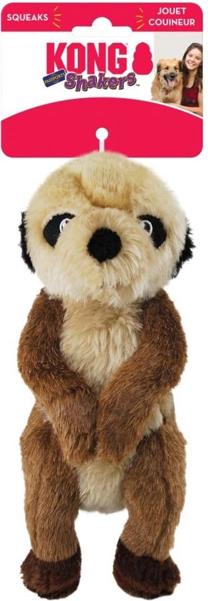 Kong Shakers Passports Stokstaartje Pluche (24X10X14,5 CM) 4 Kong Shakers Passports Stokstaartje Pluche (24X10X14,5 CM) - Afbeelding 2