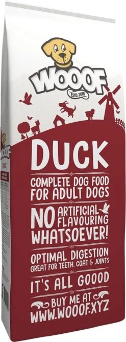 WOOOF Eend 18KG - Geperst Hondenvoer - Hypoallergeen Hondenvoer - Geperste Hondenbrokken - Droogvoer 18 WOOOF Eend 18KG - Geperst Hondenvoer - Hypoallergeen Hondenvoer - Geperste Hondenbrokken - Droogvoer -Merkloos Winkel 443x1200 1