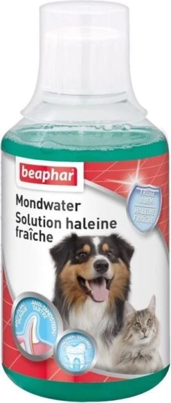 Beaphar Mondwater - 250 Ml 12 Beaphar Mondwater - 250 Ml -Merkloos Winkel 509x1200
