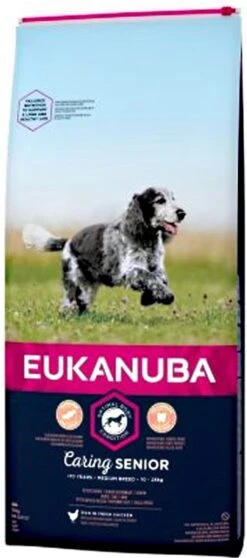 Eukanuba Caring Senior Medium Breed Kip - Hondenvoer - 15 Kg -Merkloos Winkel 531x1200
