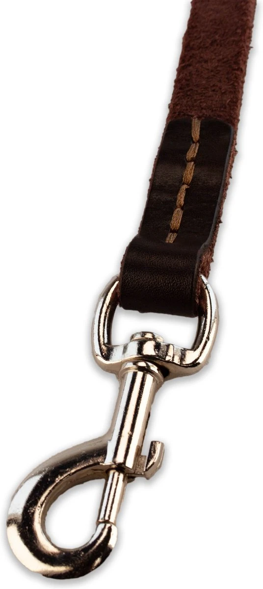 Multifunctionele Hondenriem - 220cm - Bruin - Leren Hondenriem - 100% Volnerfleer - Hondenriem Leer - Leiband Hond 5 Multifunctionele Hondenriem - 220cm - Bruin - Leren Hondenriem - 100% Volnerfleer - Hondenriem Leer - Leiband Hond - Afbeelding 3