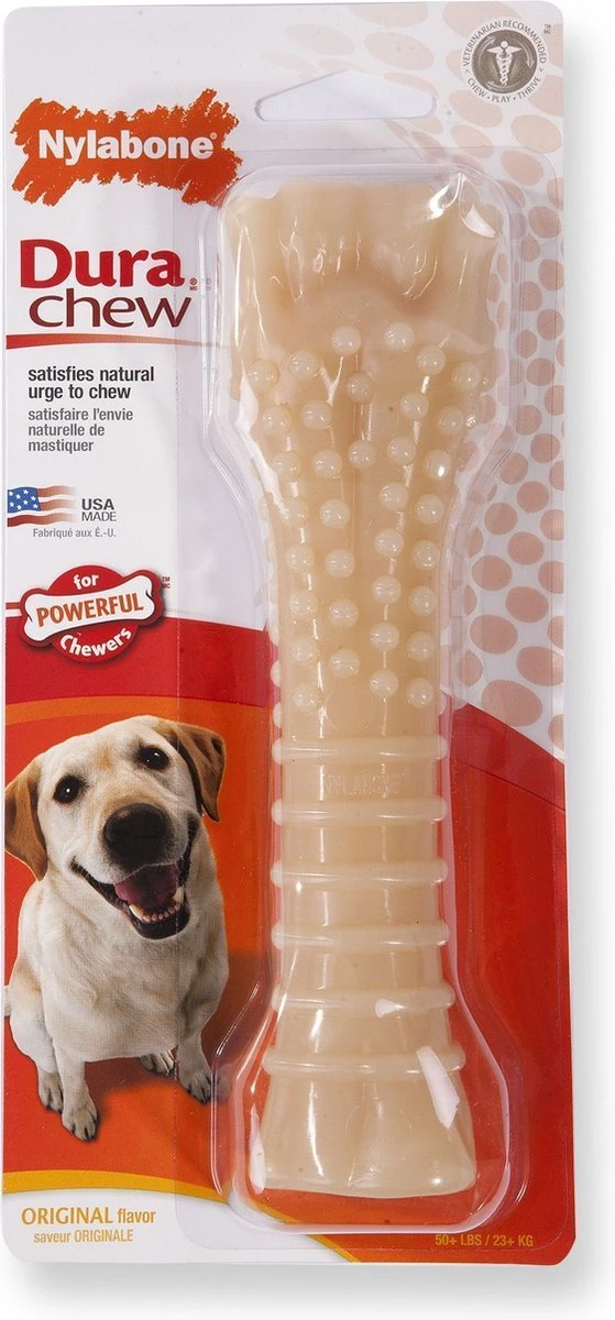 Nylabone Harde Bijters Kluif - Hondenspeelgoed - Natural - Voor Honden Tot 30 Kg 13 Nylabone Harde Bijters Kluif - Hondenspeelgoed - Natural - Voor Honden Tot 30 Kg - Afbeelding 11