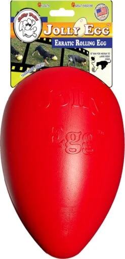 Jolly Pets Jolly Egg Hondenspeelgoed – Stevige Hondenbal - Gemaakt Van Extreem Duurzaam Kunststof - Geschikt Voor De Kleinere Hond – Weerbestendig - 20cm – Rood -Merkloos Winkel 578x1200 1