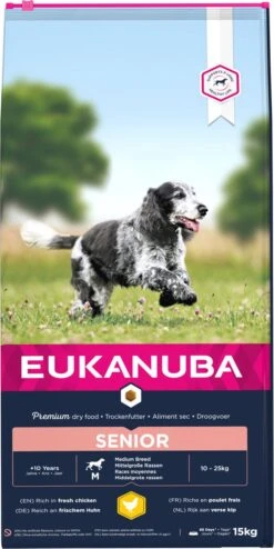 Eukanuba Caring Senior Medium Breed Kip - Hondenvoer - 15 Kg -Merkloos Winkel 600x1200 3