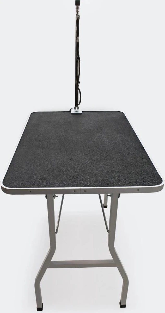 Honden Trimtafel Met Enkele Aanlijnoptie, 760 Mm Hoog, Inklapbaar; Kniptafel - Wastafel Met Lus Zwart / Grijs - Verzorgingstafel Voor Huisdieren - Multistrobe 3 Honden Trimtafel Met Enkele Aanlijnoptie, 760 Mm Hoog, Inklapbaar; Kniptafel - Wastafel Met Lus Zwart / Grijs - Verzorgingstafel Voor Huisdieren - Multistrobe