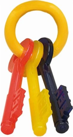 Nylabone Puppy Teething Key Flexible Geel&Blauw&Rood - Hondenspeelgoed - Wolf Tot 16kg -Merkloos Winkel 640x1200 1