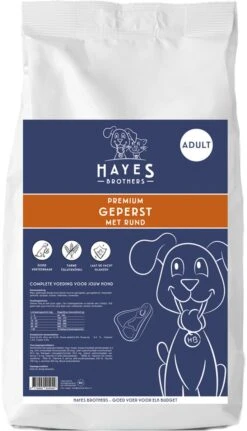 14KG Hayes Brothers Premium Geperst Hondenvoer - Geperste Hondenbrokken Voor Volwassen & Senior Honden -Merkloos Winkel 688x1200