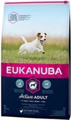 EUKANUBA Dog Adult - Small Breed Hondenvoer Smaak: Kip - 12 Kg -Merkloos Winkel 709x1200 1