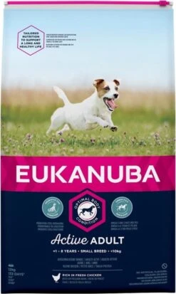 EUKANUBA Dog Adult - Small Breed Hondenvoer Smaak: Kip - 12 Kg -Merkloos Winkel 717x1200 1