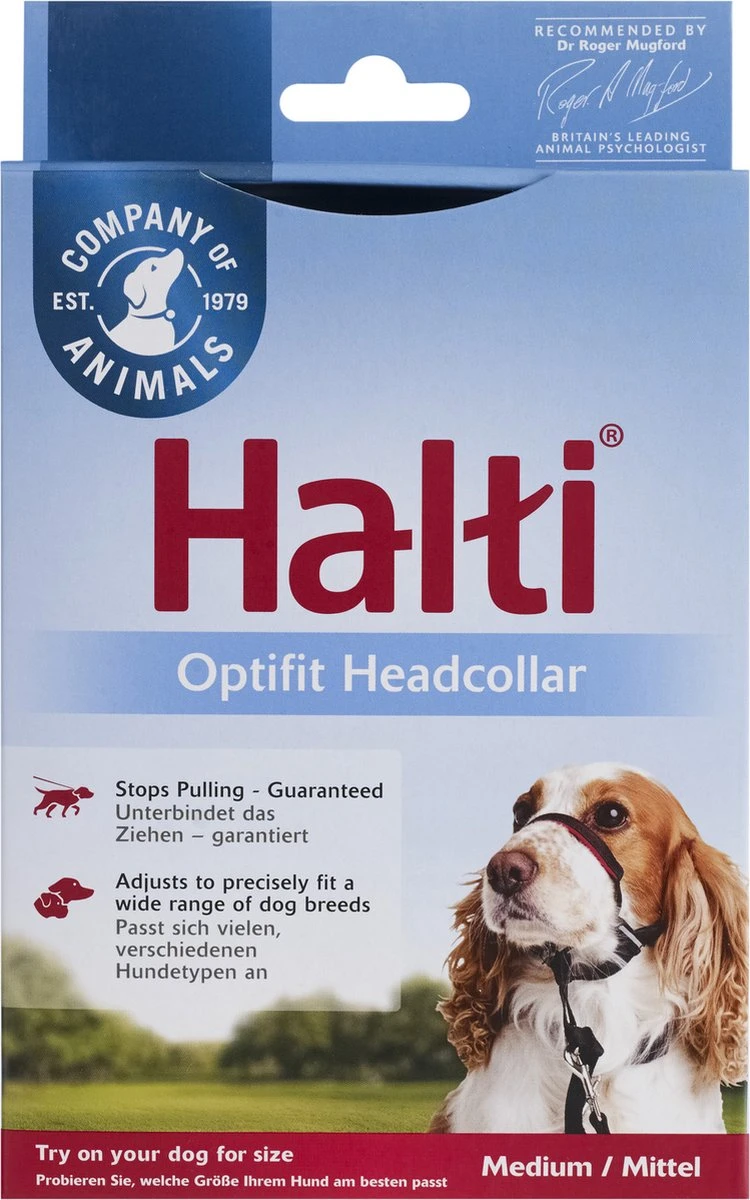 Halti OptiFit Headcollar - Hond - Anti Trekhalsband - Maat M - Voor Labrador, Boxer, Dobermann, Golden Retriever 3 Halti OptiFit Headcollar - Hond - Anti Trekhalsband - Maat M - Voor Labrador, Boxer, Dobermann, Golden Retriever