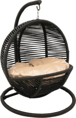 Merkloos Mini Hangstoel Swing Simba Kat / Hond Zwart | Creme Kussen 5 Merkloos Mini Hangstoel Swing Simba Kat / Hond Zwart | Creme Kussen -Merkloos Winkel 771x1200 2