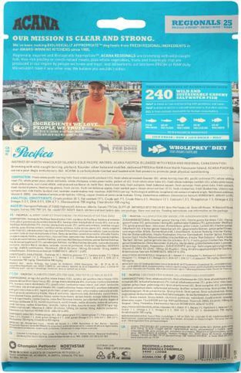 Acana Hondenvoer Highest Protein Pacifica 11,4 Kg 18 Acana Hondenvoer Highest Protein Pacifica 11,4 Kg - Afbeelding 16