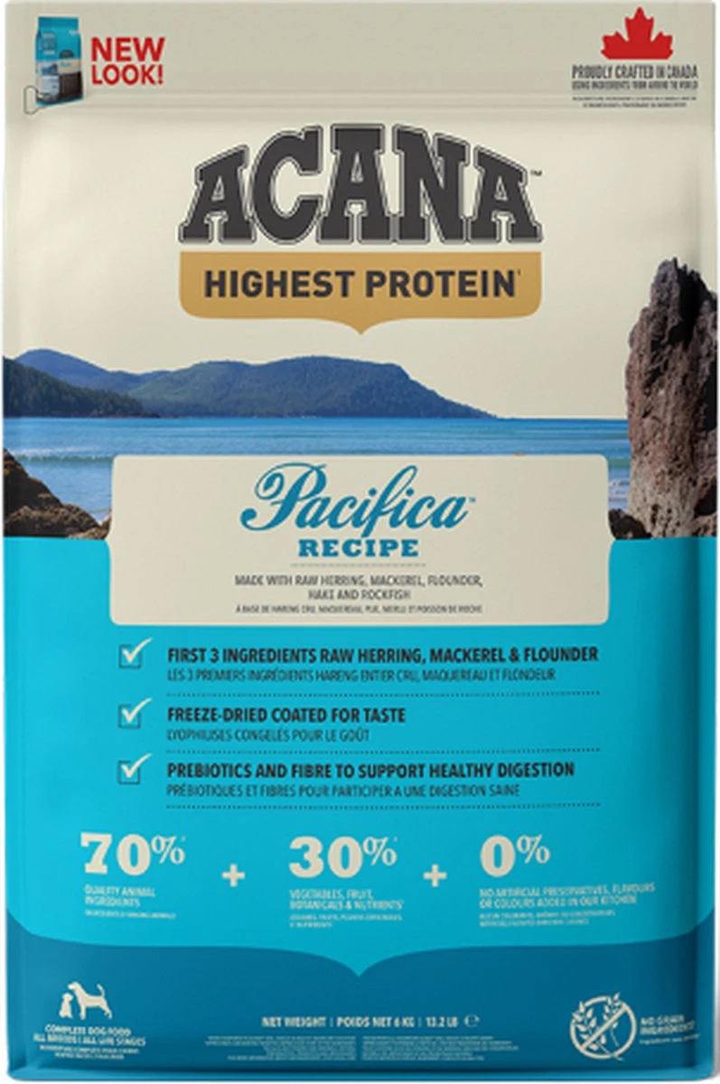 Acana Hondenvoer Highest Protein Pacifica 11,4 Kg 21 Acana Hondenvoer Highest Protein Pacifica 11,4 Kg - Afbeelding 19