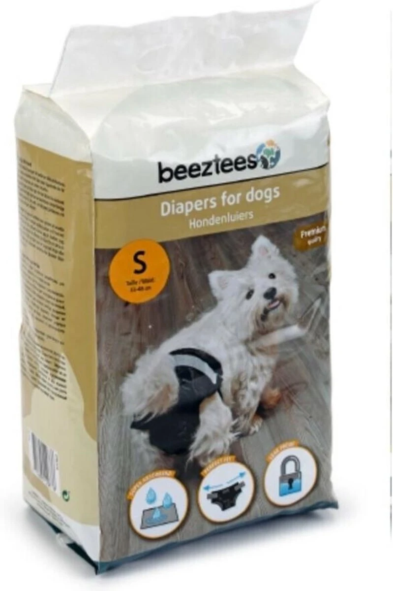 Beeztees - Hondenluier - Zwart - S - 20ST 3 Beeztees - Hondenluier - Zwart - S - 20ST