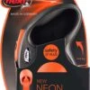 Flexi New Neon Tape - Hondenriem - Zwart/Oranje - M - 5 M - (<25 Kg) -Merkloos Winkel 807x1200 3