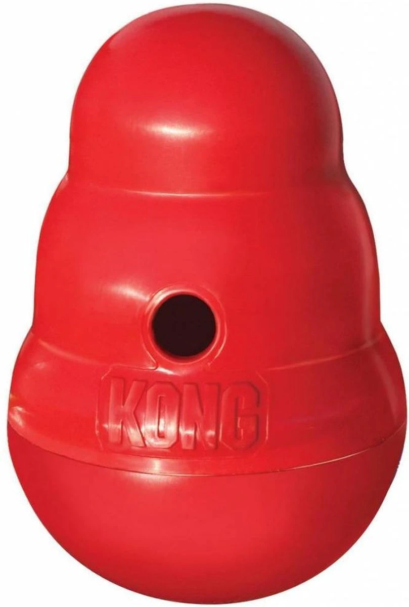Kong Wobbler - Hondenspeelgoed - Rood - S - 15 X 11 Cm 4 Kong Wobbler - Hondenspeelgoed - Rood - S - 15 X 11 Cm - Afbeelding 2