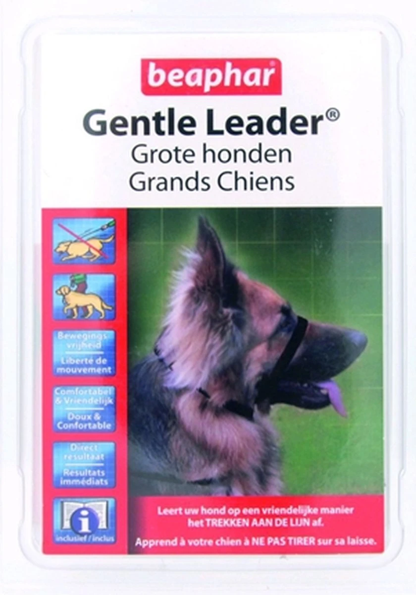 Beaphar Gentle Leader - Zwart - 54 Cm - Grote Honden 10 Beaphar Gentle Leader - Zwart - 54 Cm - Grote Honden - Afbeelding 8