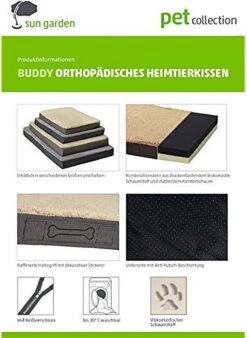 Sun Garden Buddy Orthopedisch Hondenkussen 120x72x10cm Antraciet -Merkloos Winkel 876x1200 1
