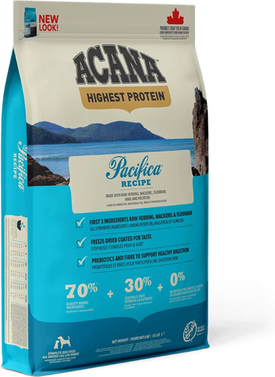 Acana Hondenvoer Highest Protein Pacifica 11,4 Kg 11 Acana Hondenvoer Highest Protein Pacifica 11,4 Kg - Afbeelding 9