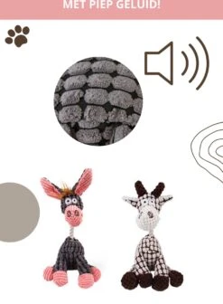 Honden Knuffel - Set Van 2 - Hondenspeelgoed Met Piep - Honden En Katten - Ezel En Giraf - Sellaio 20 Honden Knuffel - Set Van 2 - Hondenspeelgoed Met Piep - Honden En Katten - Ezel En Giraf - Sellaio -Merkloos Winkel 881x1200 3