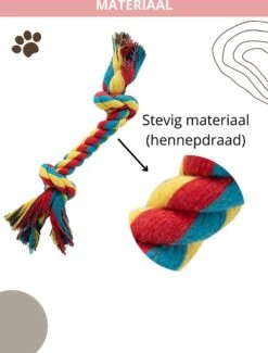 Speeltouw Hond - 3 Stuks - Speelgoed Hond - Flostouw - Hondenspeelgoed - Puppy - Trektouw -Merkloos Winkel 912x1200 4