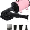 Forgoods Professionele Hondenfohn - Waterblazer Voor Honden - Hondenfohn Met 4 Opzetstukken - 2800W Verstelbaar Vermogen - Roze -Merkloos Winkel 929x1200