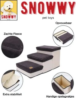 SNOWWY - Hondentrap Met Opslagruimte - Honden Loopplank Met Handige Opslagvakje - Hondenloopplanken - Inklapbaar - Huisdier Opstap - Hondentrapje - Grijs 10 SNOWWY - Hondentrap Met Opslagruimte - Honden Loopplank Met Handige Opslagvakje - Hondenloopplanken - Inklapbaar - Huisdier Opstap - Hondentrapje - Grijs -Merkloos Winkel 938x1200 4