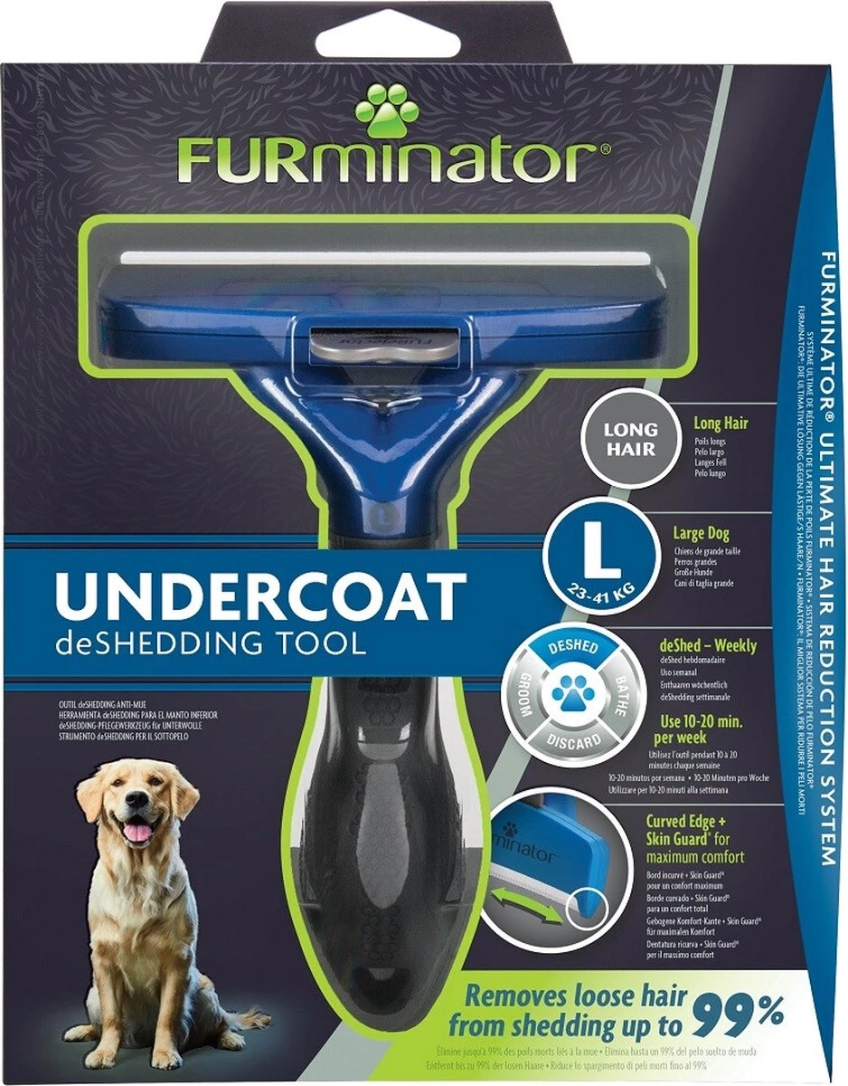 Furminator Deshedding Dog Undercoat L Long Hair 3 Furminator Deshedding Dog Undercoat L Long Hair