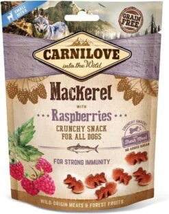 Carnilove Crunchy Hondensnack Mackerel With Raspberries 200 Gram - - Hondensnack