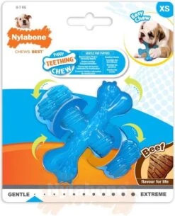 Nylabone Flexi Voor Honden Puppy Teething X Bone Beef Tot 11 Kg