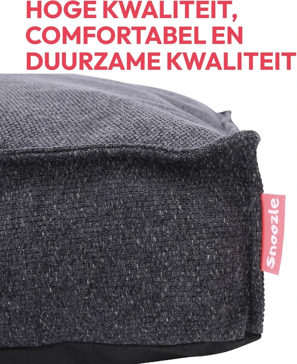Snoozle Orthopedische Hondenmand - Zacht En Luxe Hondenkussen - Hondenbed - Wasbaar - Hondenmanden - 100 X 70 Cm - Stormy Grey 4 Snoozle Orthopedische Hondenmand - Zacht En Luxe Hondenkussen - Hondenbed - Wasbaar - Hondenmanden - 100 X 70 Cm - Stormy Grey - Afbeelding 2