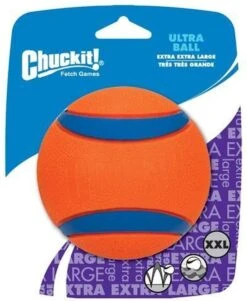 Chuckit! Ultra Ball XL – Honden Speelgoed – Ø 9 Cm – Oranje/Blauw – Apporteerspeelgoed – 1-Pack -Merkloos Winkel 985x1200 1