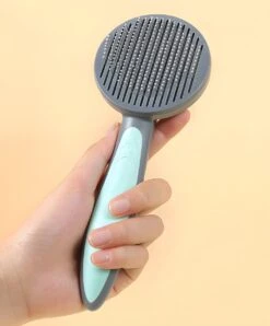 Pakeway T9 - Kattenborstel - Zelfreinigende Kattenkam - Roze - Massageborstel - 19,3 Cm -Merkloos Winkel 995x1200